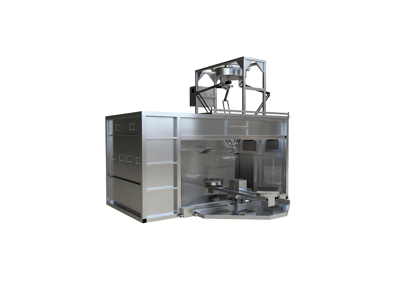 Glaze spraying workstation